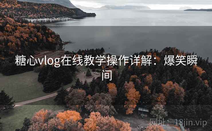 糖心vlog在线教学操作详解:爆笑瞬间 糖心vlog在线教学操作详解:爆笑瞬间